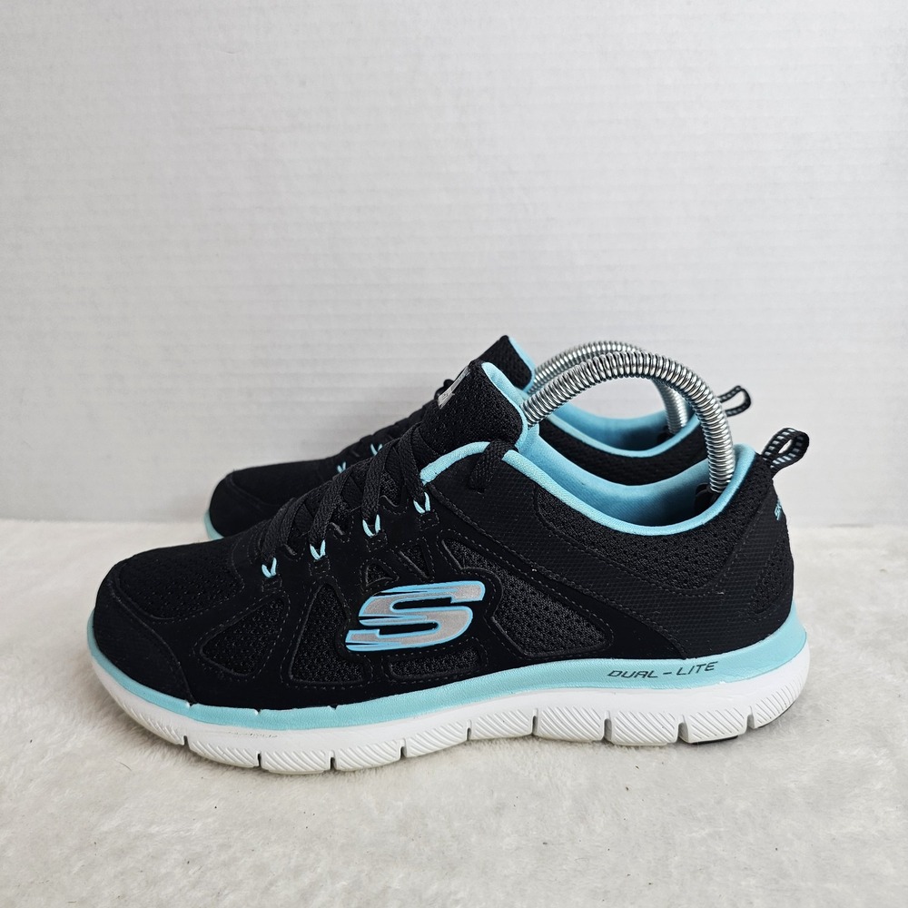 Sketchers Flex Appeal 4.0 Brilliant View Woman's Casual Shoes Size 8 Black